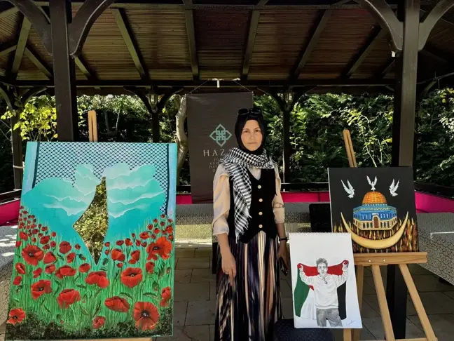 Üsküdar'da Gazze İçin Sanat Etkinliği Düzenlendi