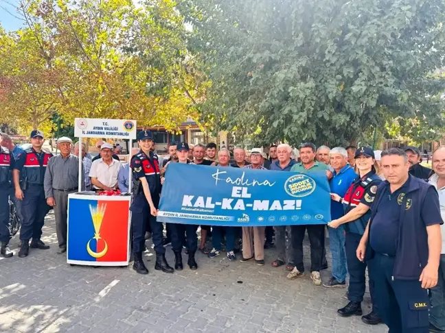 Kuyucak Zeytin ve Kültür Festivali'nde Jandarma Bilgilendirme Standı