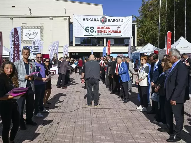 Ankara Barosu 68. Genel Kurulu'nda Oy Verme İşlemi Başladı