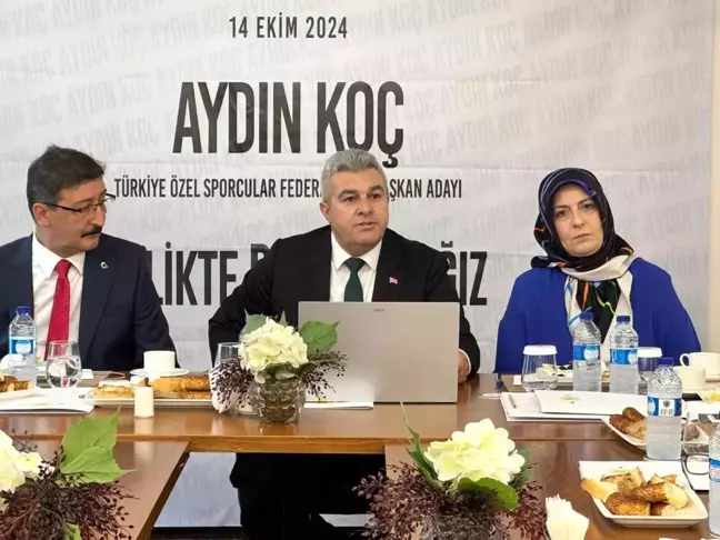 Aydın Koç, TÖSSFED Başkanlığına Adaylığını Açıkladı