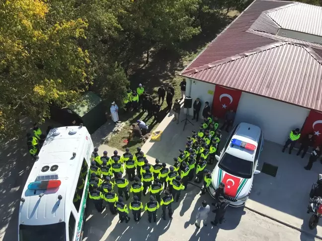 Edirne'de Otoyol Jandarma Komutanlığı Ekipleri Göreve Başladı