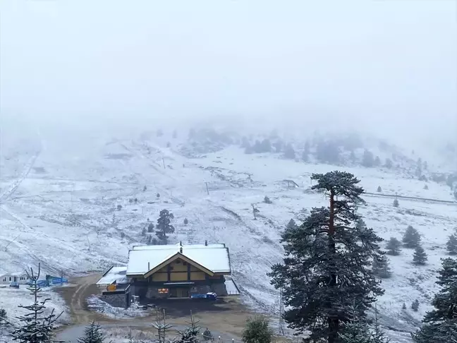 Kartalkaya'da Kar Yağışı Etkili Oldu