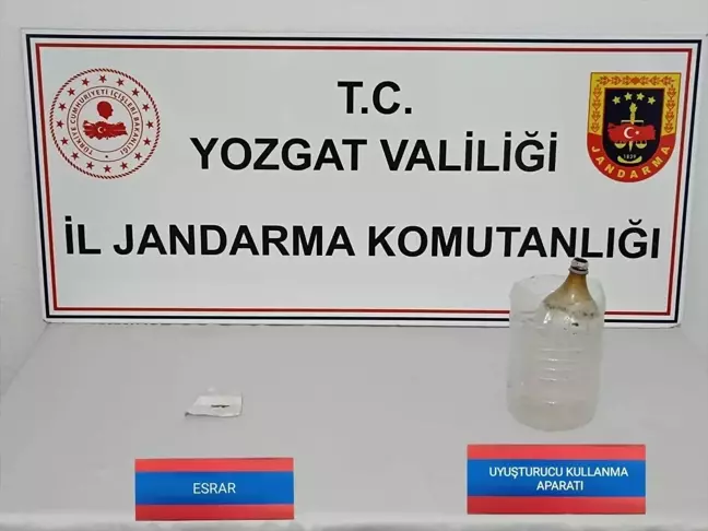 Yozgat'ta Uyuşturucu Kullanan 3 Şüpheli Gözaltına Alındı