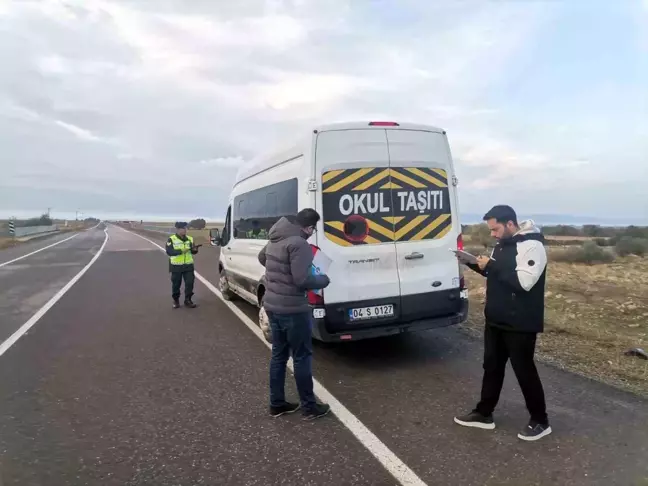 Ağrı'da Okul Servis Araçlarına Yoğun Denetim