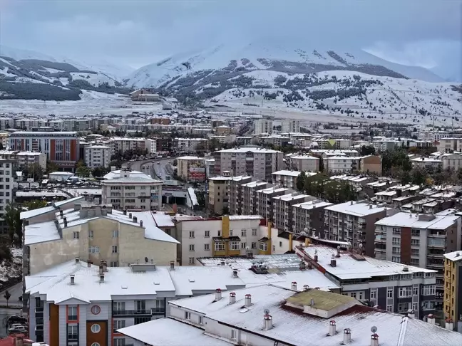 Erzurum'a Ekim Ayında İlk Kar Düştü