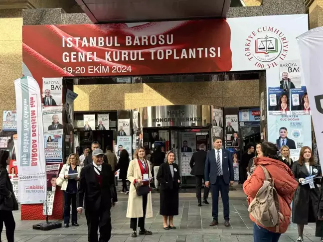 İstanbul Barosu'nda Başkanlık Seçimi İçin Oy verme İşlemi Başladı