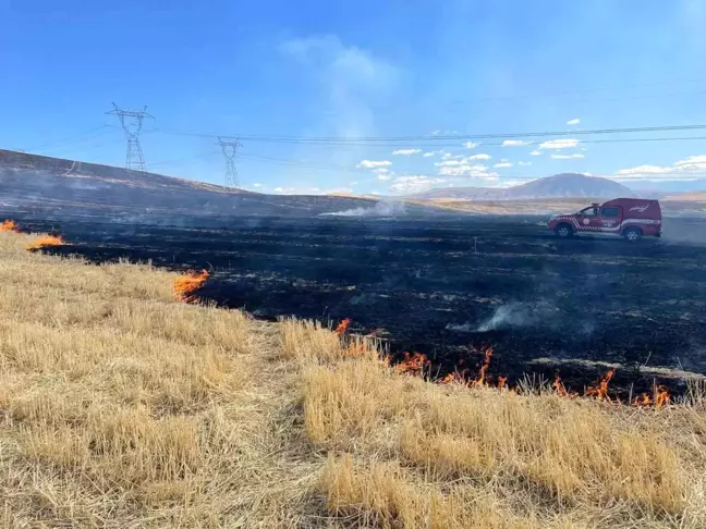 Malatya'da Anız Yangını Kontrol Altına Alındı