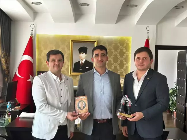 İpsala Kaymakamı Güreş Ağası Oğuz Erdinç'i Kabul Etti