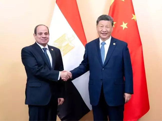 Xi Jinping ve Sisi'den Ortak Kalkınma Vurgusu