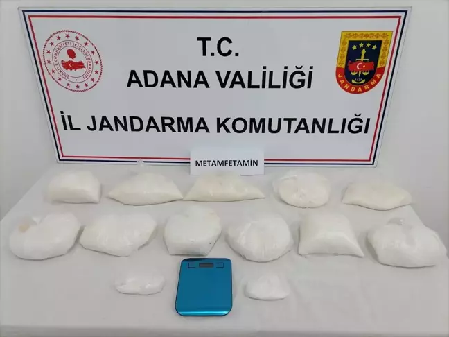 Adana'da Uyuşturucu Operasyonu: 10 Kilo Metamfetamin Ele Geçirildi