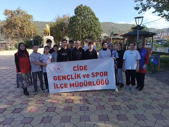 Cide'de Cumhuriyet Koşusu Heyecanı