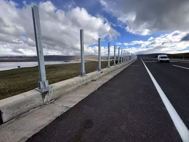 Aktaş Gölü'nde Kuşların Korunması İçin Ses Bariyerleri İnşa Ediliyor