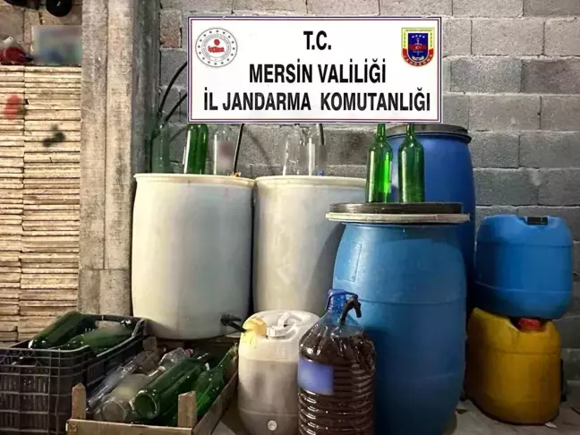 Mersin'de 640 Litre Sahte İçki Ele Geçirildi