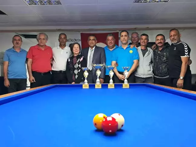 Muğla'da 3 Bant Bilardo Turnuvası Gerçekleşti