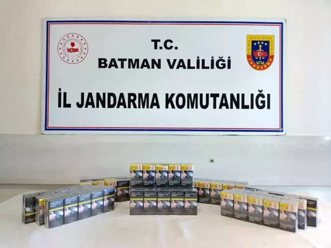 Batman'da Kaçak Sigara Operasyonu: 720 Paket Ele Geçirildi