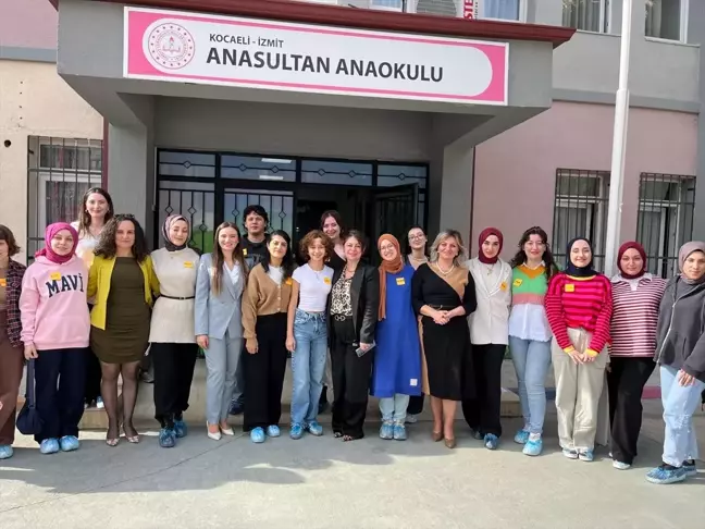 Kocaeli Üniversitesi Öğrencileri Anaokulunda Atölye Etkinliği Düzenledi