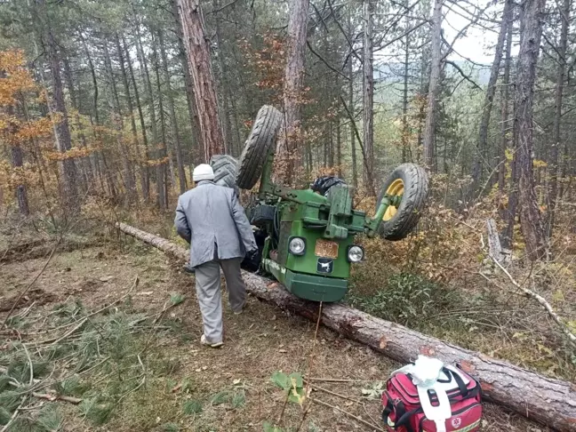 Kastamonu'da Traktör Devrildi, Sürücü Hayatını Kaybetti