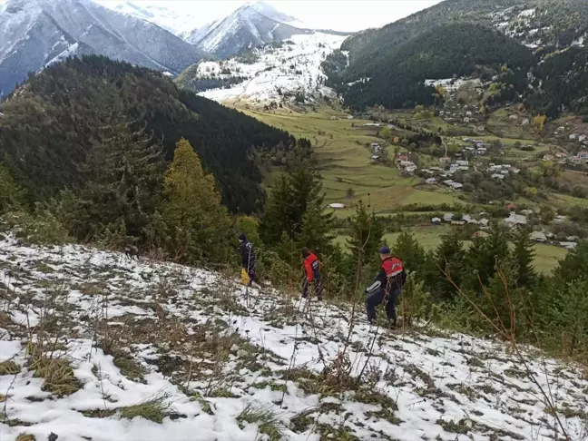 Şavşat'ta Kaybolan İnşaat İşçisi İçin Arama Çalışmaları Devam Ediyor