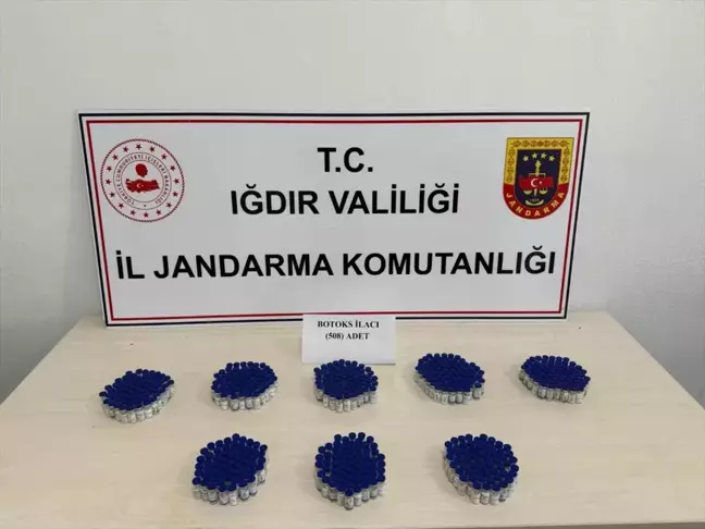 Iğdır'da 508 Kaçak Botoks İlaçı Ele Geçirildi