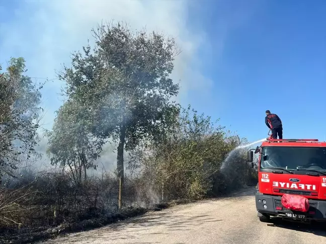 Osmaniye'de Otluk Alanda Yangın Çıktı, Ekipler Müdahale Etti