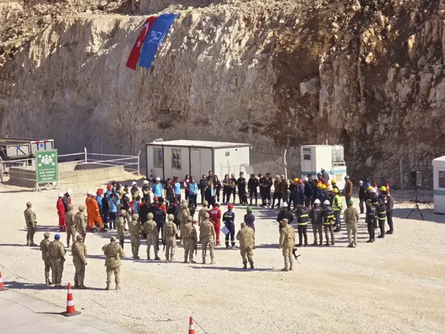 Gabar Dağı'ndaki Şehit Aybüke Yalçın Petrol Arama Sahası'nda tatbikat