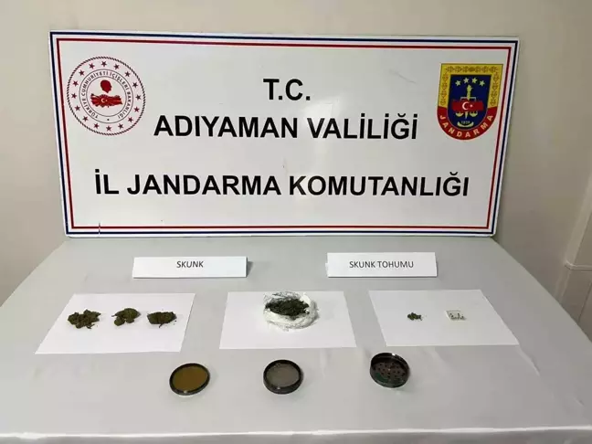 Adıyaman'da Uyuşturucu Operasyonu: 35 Gram Skunk Ele Geçirildi