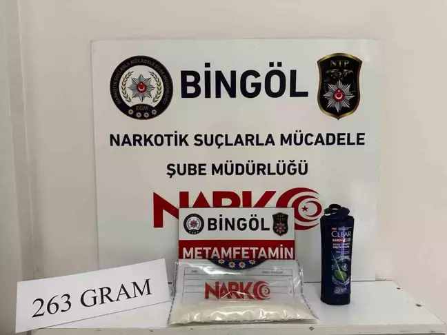 Bingöl'de Uyuşturucu Operasyonu: 265 Gram Metamfetamin Ele Geçirildi