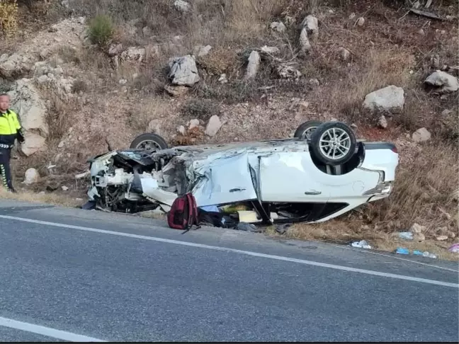 Akseki'de Meydana Gelen Trafik Kazasında 4 Kişi Yaralandı