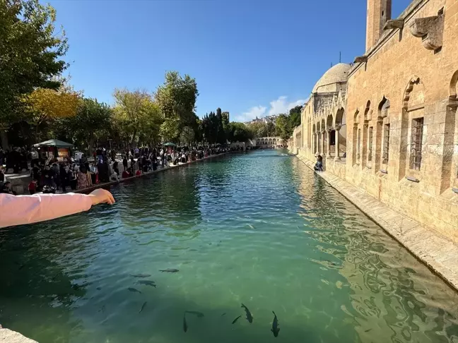 Şanlıurfa'nın Balıklıgöl Yerleşkesi Yerli Turistlerle Dolu