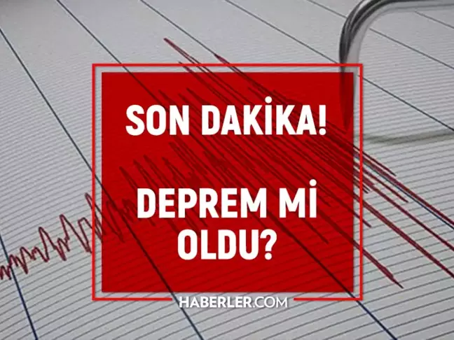 Son Depremler! Bugün İstanbul'da deprem mi oldu? 13 Kasım AFAD ve Kandilli deprem listesi! 13 Kasım Ankara'da, İzmir'de deprem mi oldu?