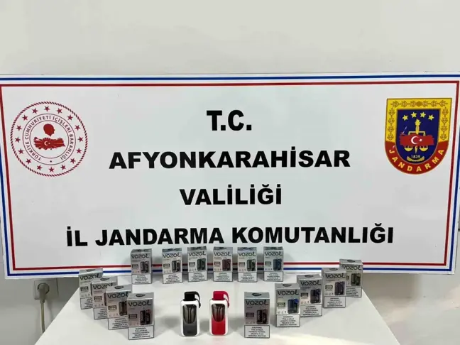 Afyonkarahisar'da Kaçak Elektronik Sigara Operasyonu: 17 Adet Ele Geçirildi