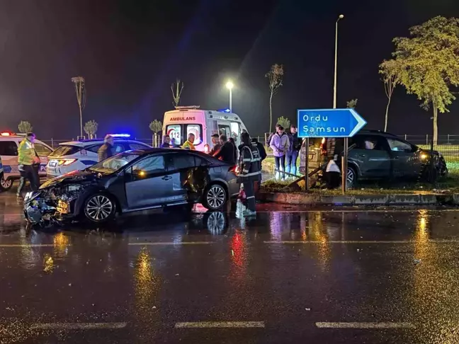 Ordu'da Trafik Kazası: 5 Yaralı