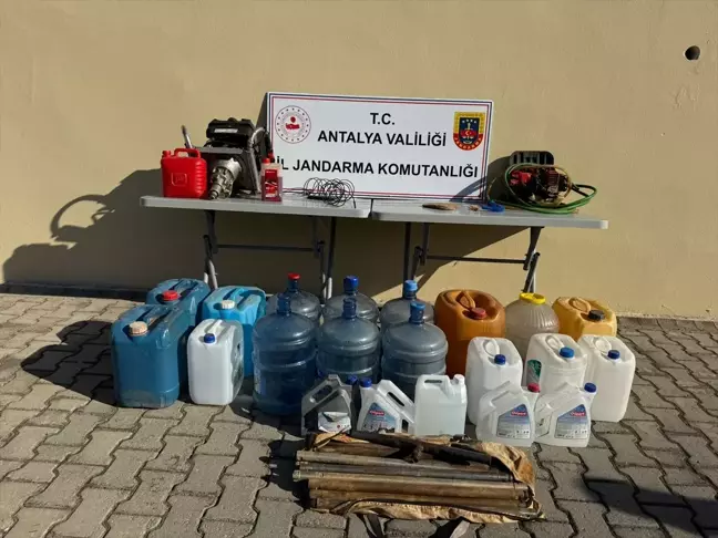 Alanya'da Kaçak Kazı Yapan 3 Şüpheli Gözaltına Alındı