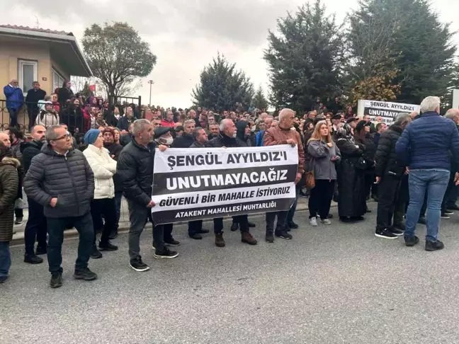 Küçükçekmece'de Hemşire Şengül Ayyıldız İçin Anma Töreni