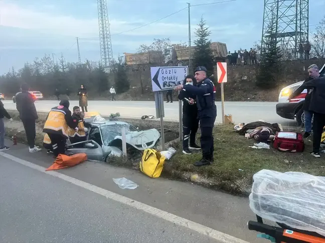 Karabük'te Otomobil Su Kanalına Düştü: 1 Ölü, 3 Yaralı