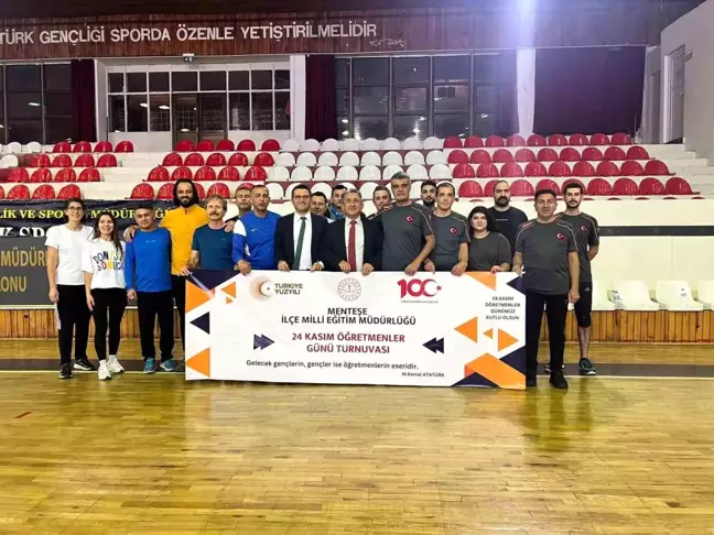 Muğla'da 24 Kasım Öğretmenler Günü Voleybol Turnuvası Coşkuyla Başladı