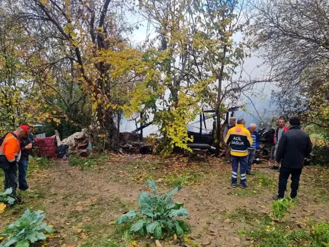 Sinop'ta Yangın: Bir Ev Kullanılamaz Hale Geldi