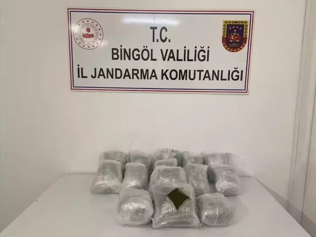 Bingöl'de 19 Kilo Esrar Ele Geçirildi