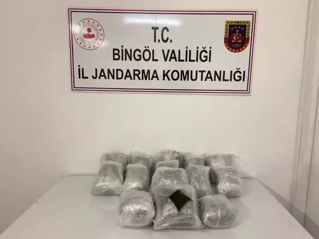 Bingöl'de Uyuşturucu Operasyonu: 19 Kilo Esrar Ele Geçirildi