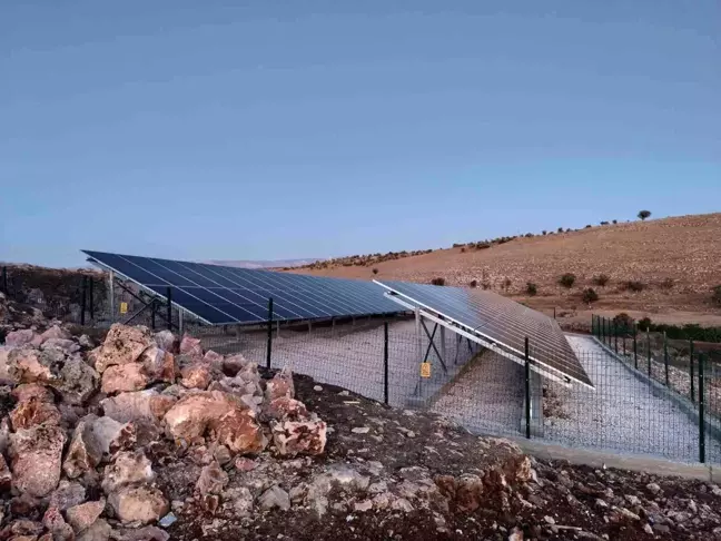 Şırnak'ta Güneş Enerjisi ile İçme Suyu Hattı Besleniyor