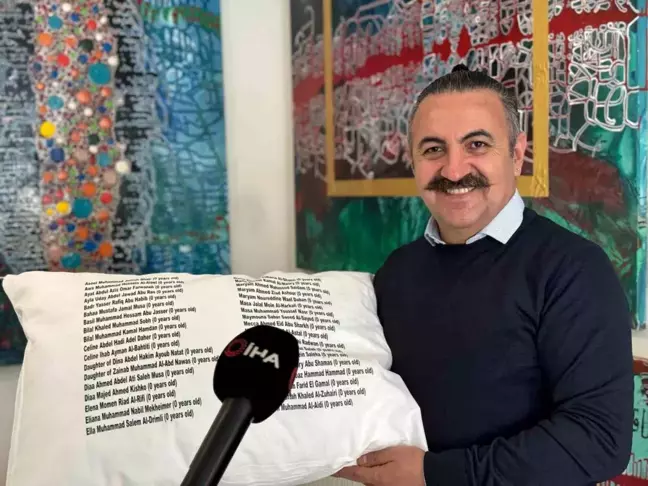 Ressam Salih Selimoğlu'ndan Savaş Mağduru Çocuklara Dikkat Çeken Proje