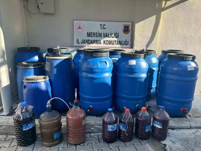 Mersin'de 3 Ton Sahte İçki Ele Geçirildi