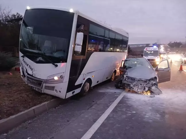 Tekirdağ'da Otomobil ile Midibüs Çarpıştı: 1 Ölü, 5 Yaralı