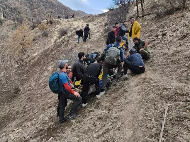 Dağcı Kadının Ayağı Kırıldı, Arkadaşları Kurtardı