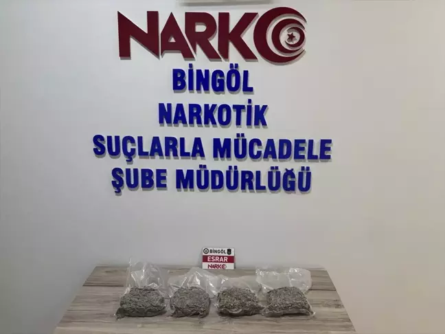 Bingöl'de Uyuşturucu Operasyonu: 2 Kilo Skunk Ele Geçirildi