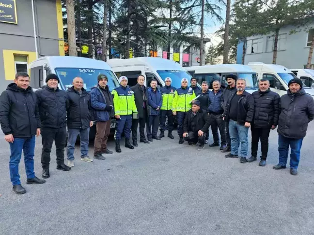 Eğirdir'de Okul Servis Araçları Denetlendi