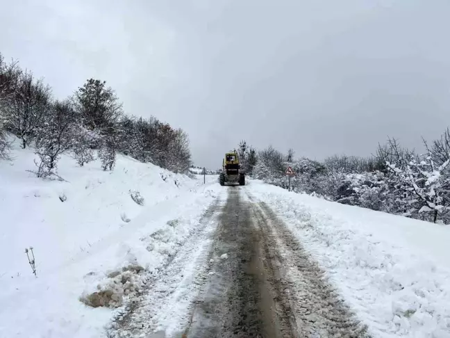 Karabük'te Kar Yağışı Sonrası 274 Köy Yolu Yeniden Açıldı