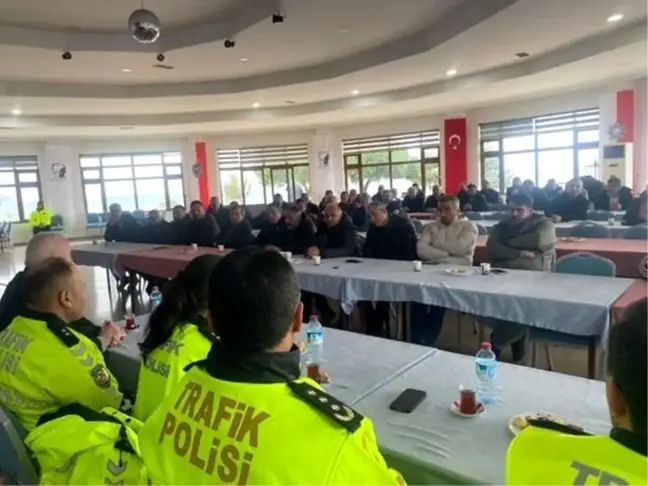 Zonguldak'ta Ticari Araçlarda Kış Lastiği Zorunluluğu Başladı