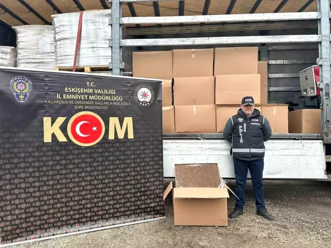 Eskişehir'de 1,7 Milyon TL Değerinde Kaçak Makaron Ele Geçirildi