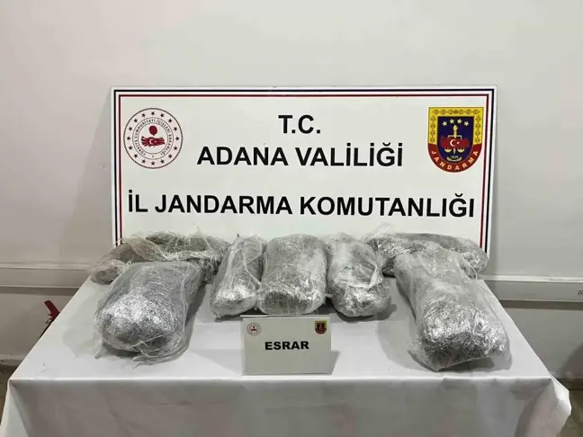 Adana'da Uyuşturucu Operasyonu: 6 Kilogram Esrar Ele Geçirildi